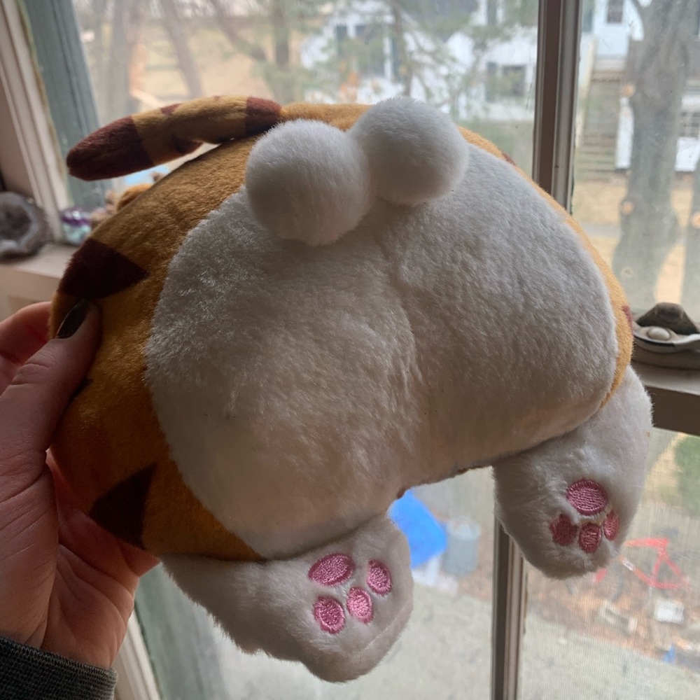 Cat butt ‘n nutz plush pencil pouch 🐈